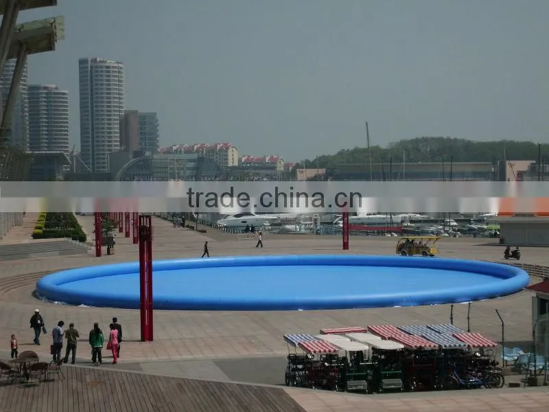 large folding PVC outdoor inflatable swimming pool
