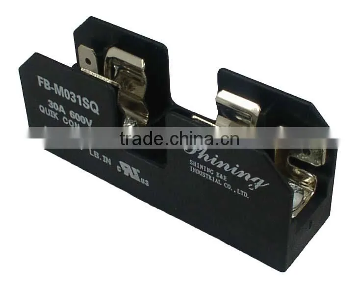 FB-M032SQ UL Approved Equal To Bussmann 2 Pole 30A Ceramic Fuse Holder