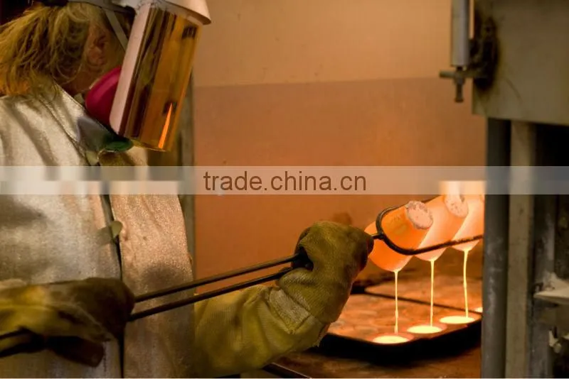 High density graphite crucible for smelting cast iron
