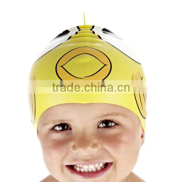 Fashion animal print 100% food grade silicone caps for kids