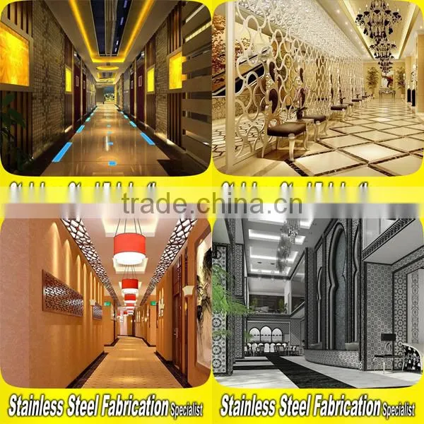 Custom-Made Stainless Steel Hotel Lobby Interior Decoration Equipment