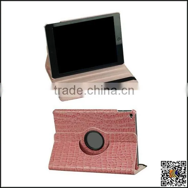 Crocodile pattern leather case flip leather case protective whirl covers for ipad air2