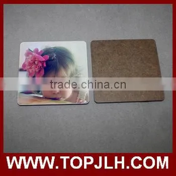 custom Designs Sublimation Wood Blank heat press MDF coaster