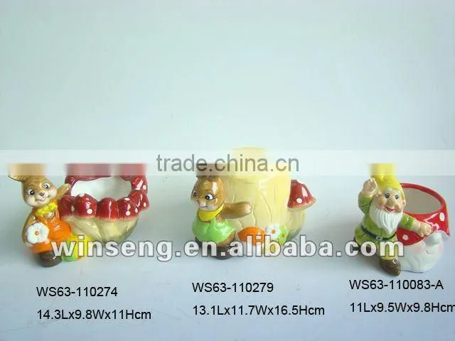 Ceramic Easter Rabbit Ashtray