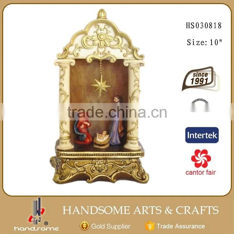 10 Inch Resin Holy Family Religious Statue Catholic