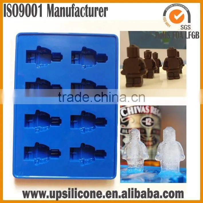 FDA lego ice mold silicone ice cube tray Lego Building Bricks Designed Silicone Ice Cube Tray