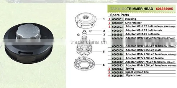 Aluminium Knob Heavy Duty Trimmer Head