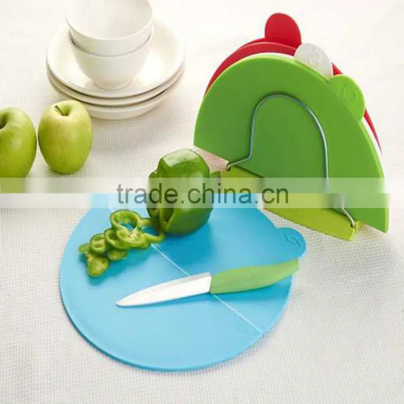 Antibacterial non slip plastic kitchen chopping blocks