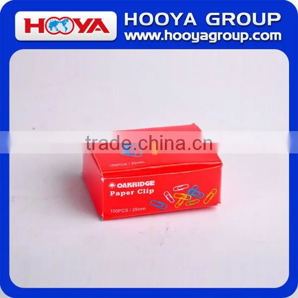 28mm wholesale cheap colorful round plastic coated paper clip