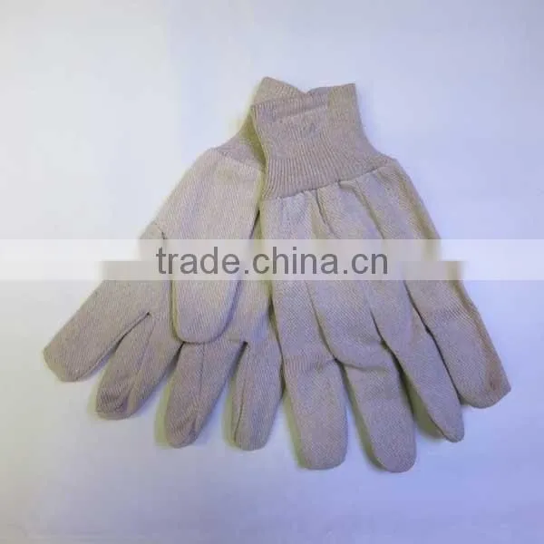 PVC Dotted Cotton Drill Safety Work Gloves