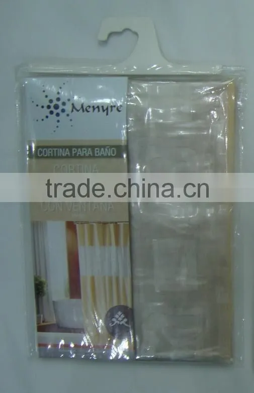 Heavy duty vinyl PVC shower curtain liner