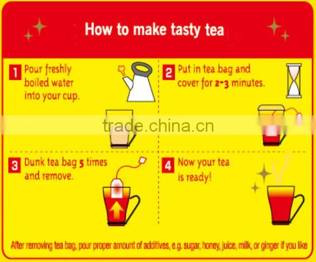 Chinese traditional high quality Black teabag with competitive price