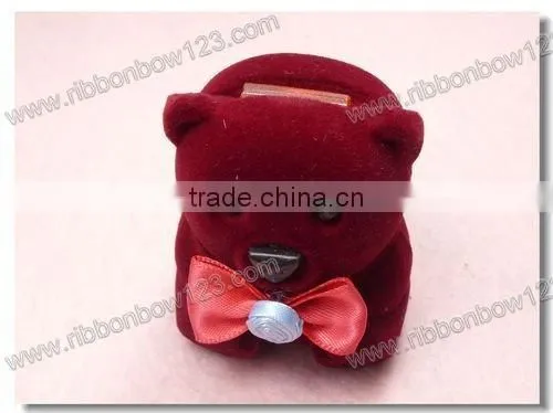 gift decorative bow with a small artificial flower