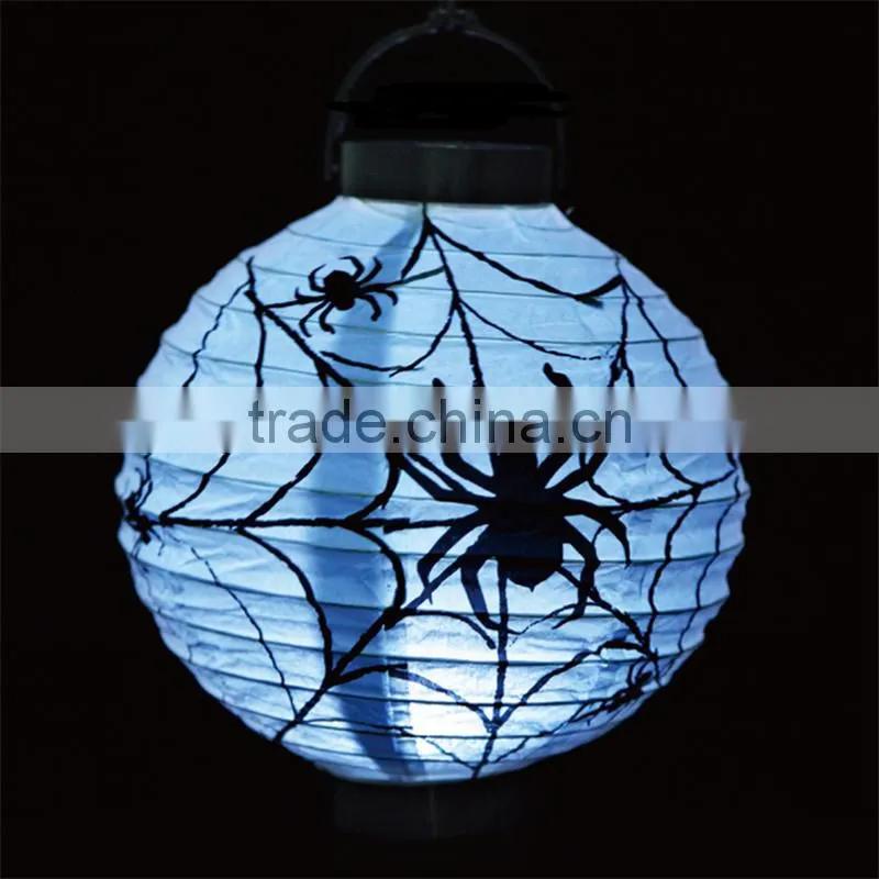 Halloween party supplies handmade paper Pumpkin paper lantern holiday decorative hanging lamp halloween lamp