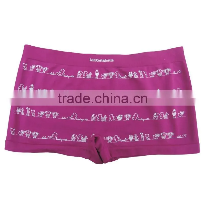 Wholesale polyamide seamless boxers shorts cute young girls' underwear