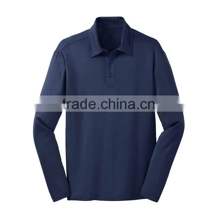 Wholesale polo collar t shirt women cotton latest design long sleeve ladies t shirt