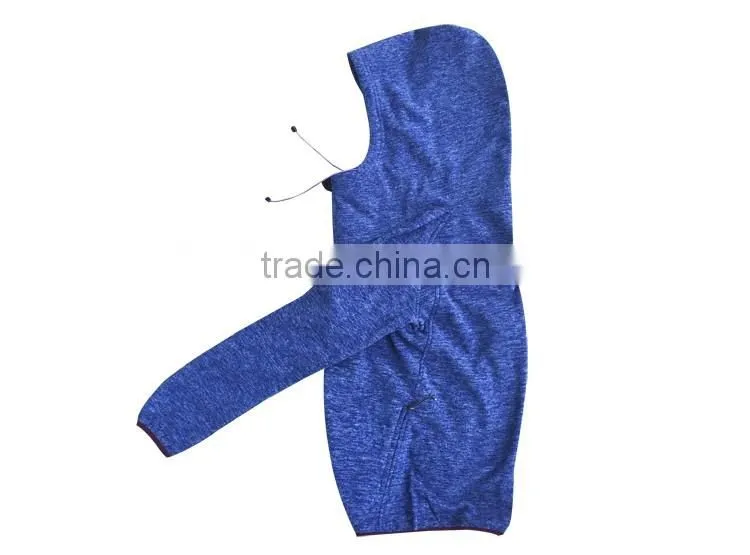 Casual zipper knitted wear melange color cheap woman camo polar fleece jacket