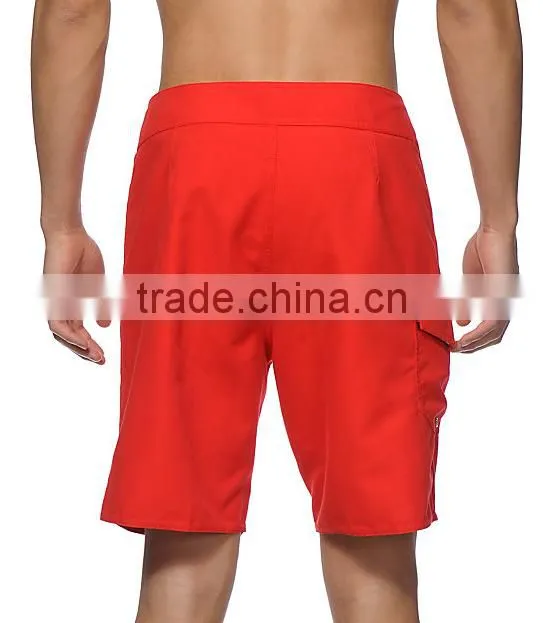 2016 fashion light weight custom waterproof side posckets surf shorts drawstring