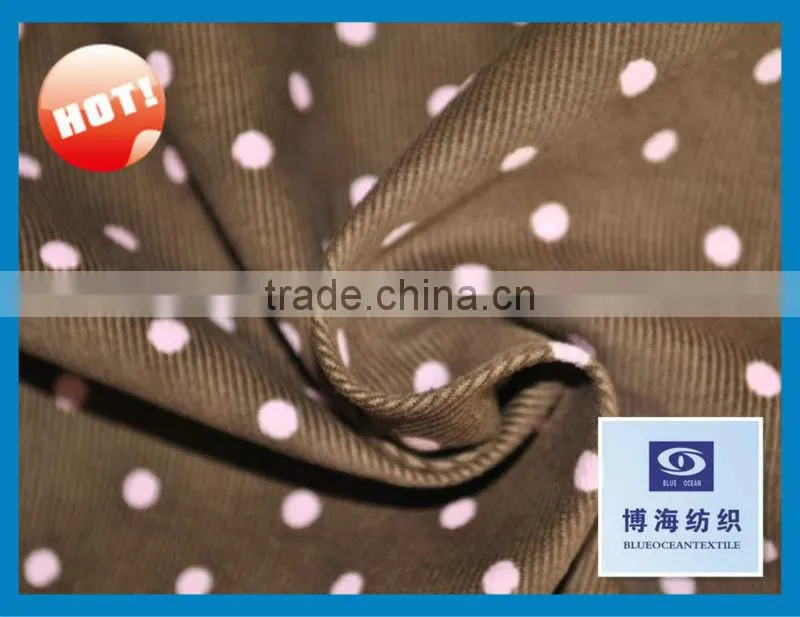 2014Cotton Corduroy fabric from china huzhou manufactory