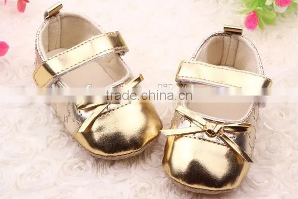 Hot Sale New Design Princess Girl Prewalker Baby Soft Sole Shoes