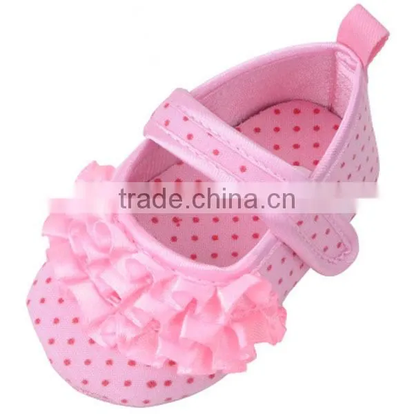 anti-slip soft sole princess baby girl shoes