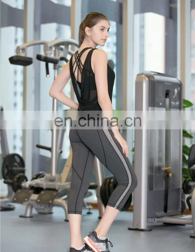 Wholesale dry fit custom spandex sexy women unique fitness yoga wear
