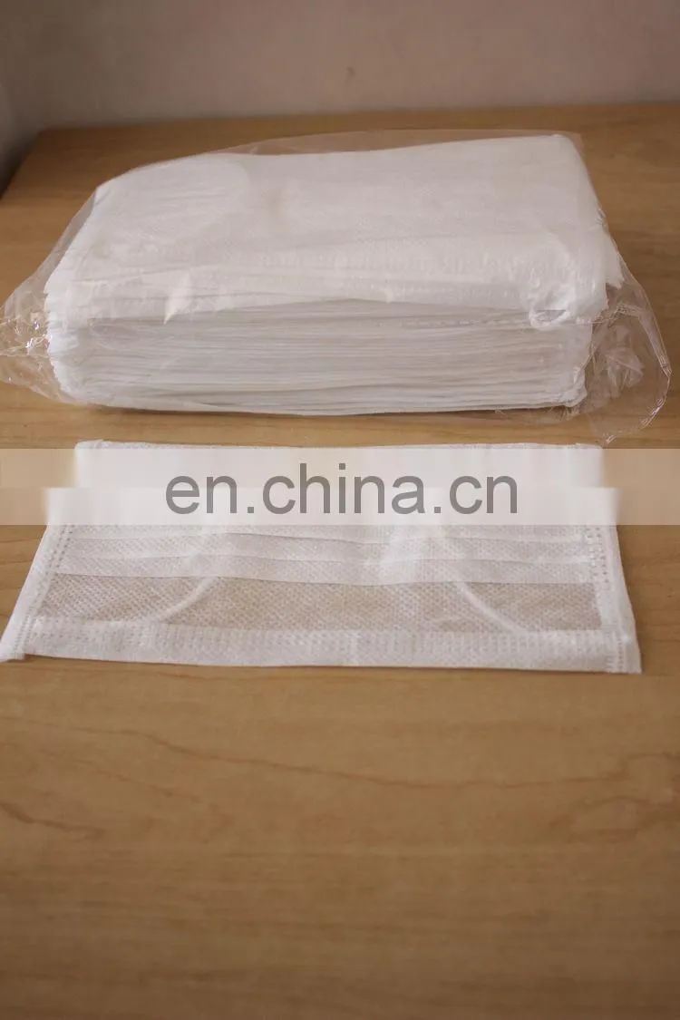 white Surgeon Face Mask/1-Ply Face Mask/Nonwoven Surgical Mask With CE