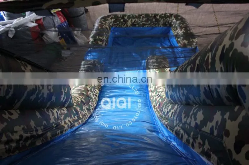 Military Camouflage water slide inflatable price
