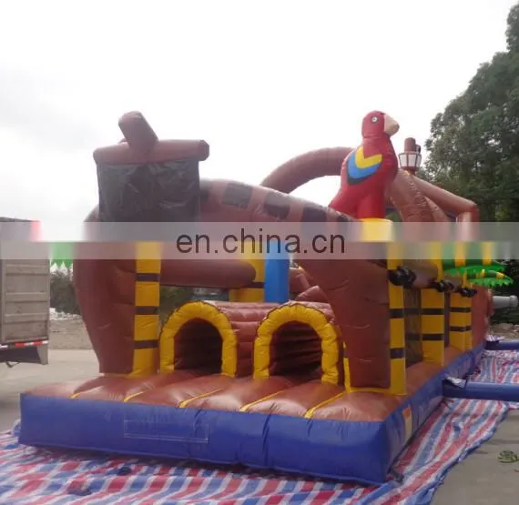 2017 New Design Commercial Indoor Tunnel Pirate Boat Obstacle
