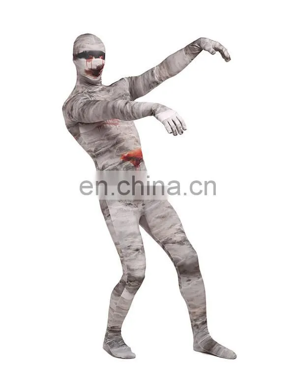 Halloween Mummy Lycra Spandex Zentai Suits Cosplay Costume Wholesale Retail