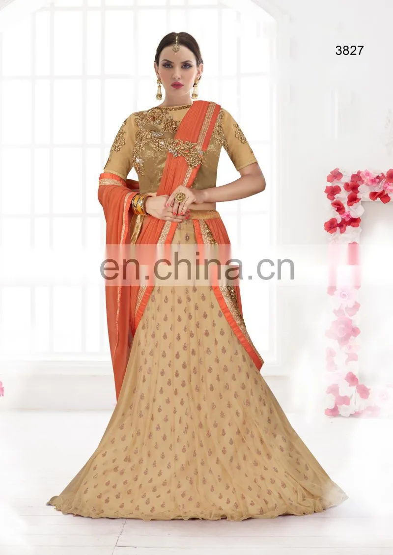 Party Wear Half&Half saree.