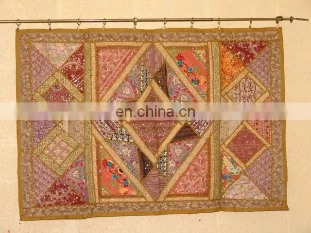 Indian Ethnic patchwork handmade designer wall hanging