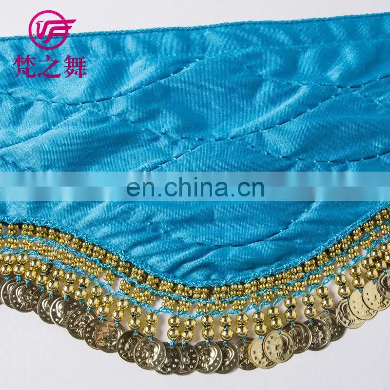 Hot sale egyptian gold coins belly dance hip scarf Y-2034#