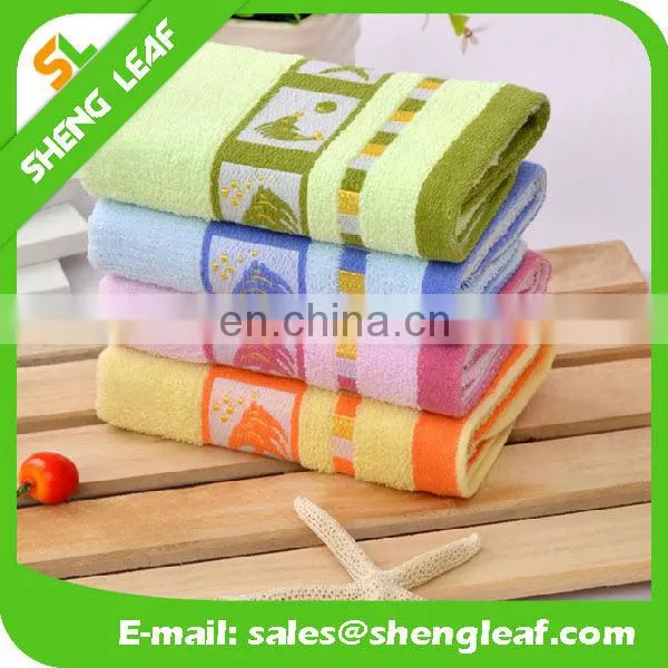 2017 new style family-use microfiber printed face towels