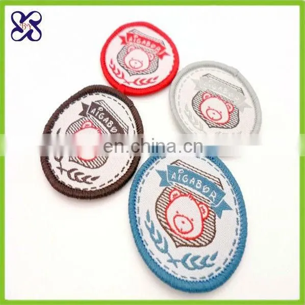 Fashion woven patch for garment / Woven embroidery patch
