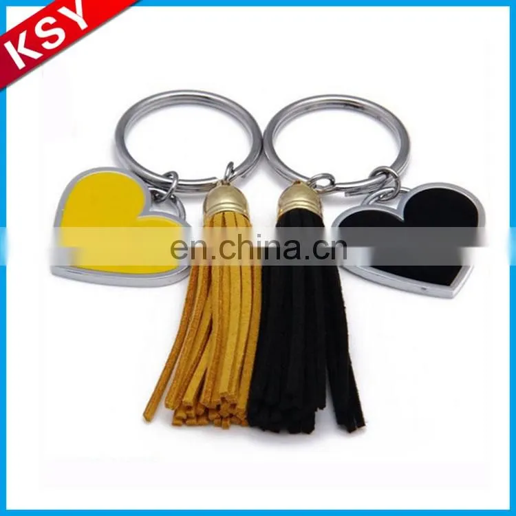 2017 New Custom key chain with leather
