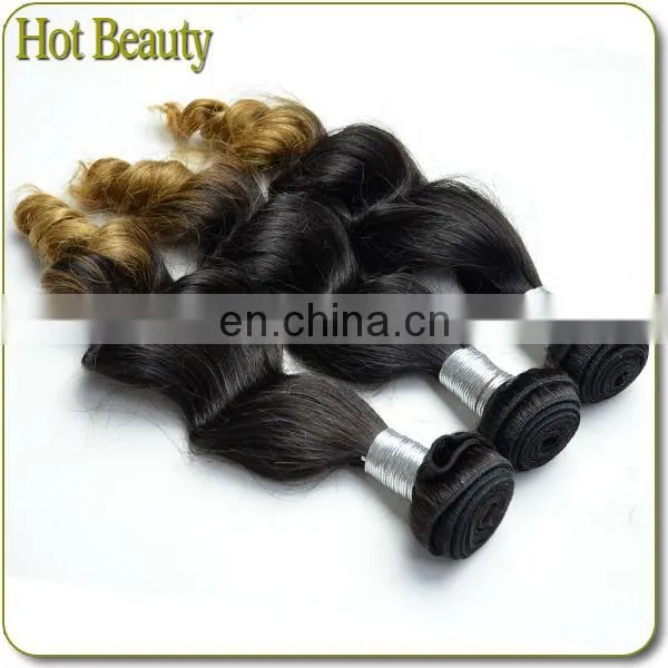Wholesale Unprocessed Queen Virgin Human Hair Ombre Loose Weave