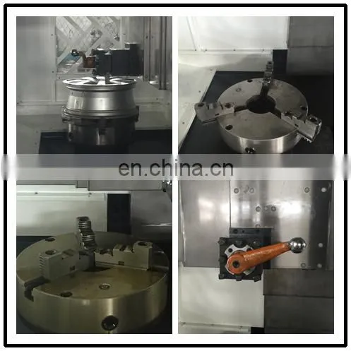 CK680 cnc metal cutting automated cnc machine working