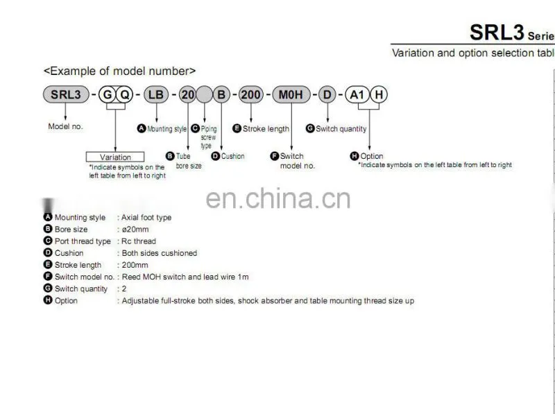 CKD Rodless cylinder Japan Rodless cylinder cylinder SRL3-00-20B-750