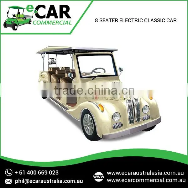 2016 New Arrival 8-Seater Electric Classic Vehicle by Certified Manufacturer