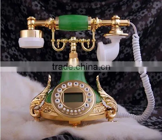 resin corded old style telephone