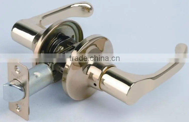 6422AB-BK:TRUST ANSI Grade 3 Tubular Privacy Lever Lock