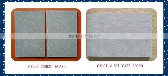 Good heat insulation & heat preservation performance Fiber Cement Board for interior partition decoration panel