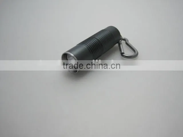 Aluminium mini Cree led flashlight keychain led flashlight torch