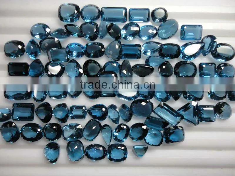 London Blue topaz, gemstones, semi precious stones