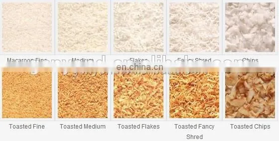 Complete shredded coconut processing plant