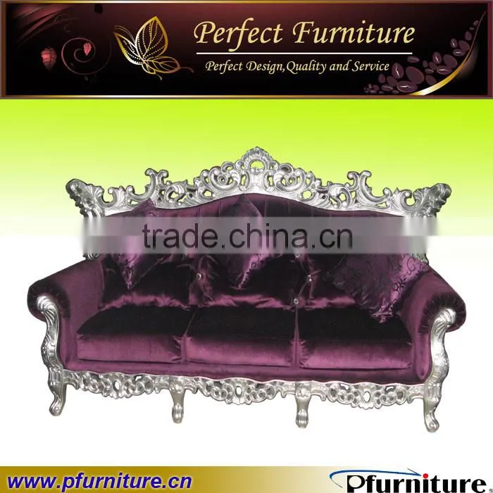 2013 neoclassical purple sofa chesterfield PFS3888B