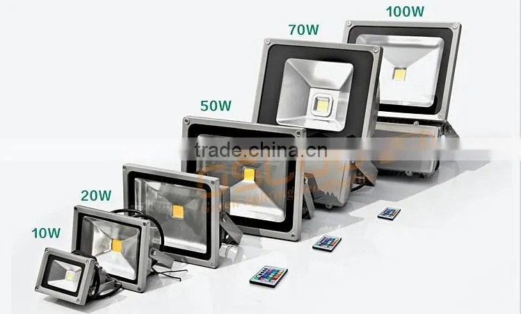 Outdoor lighting led flood lamp led rgb floodlight with DMX512/RF control