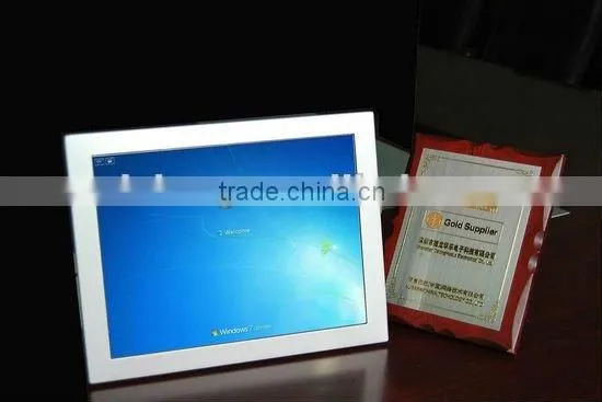 15.6 inch aluminum metal alloy projected capacitive 10 points multi-touch screen POS KIOSK