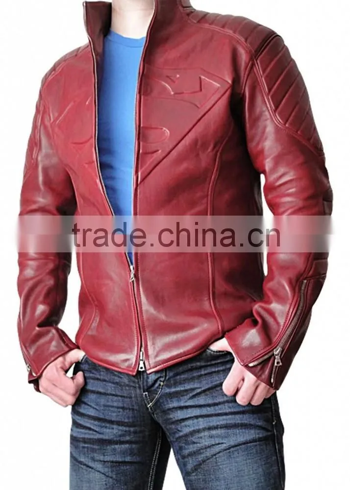 superman leather jacket